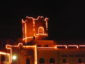 Ischia. Weihnachtsbeleuchtung